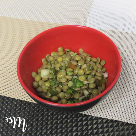 Salada de lentilha